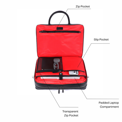 Steve Leather Briefcase