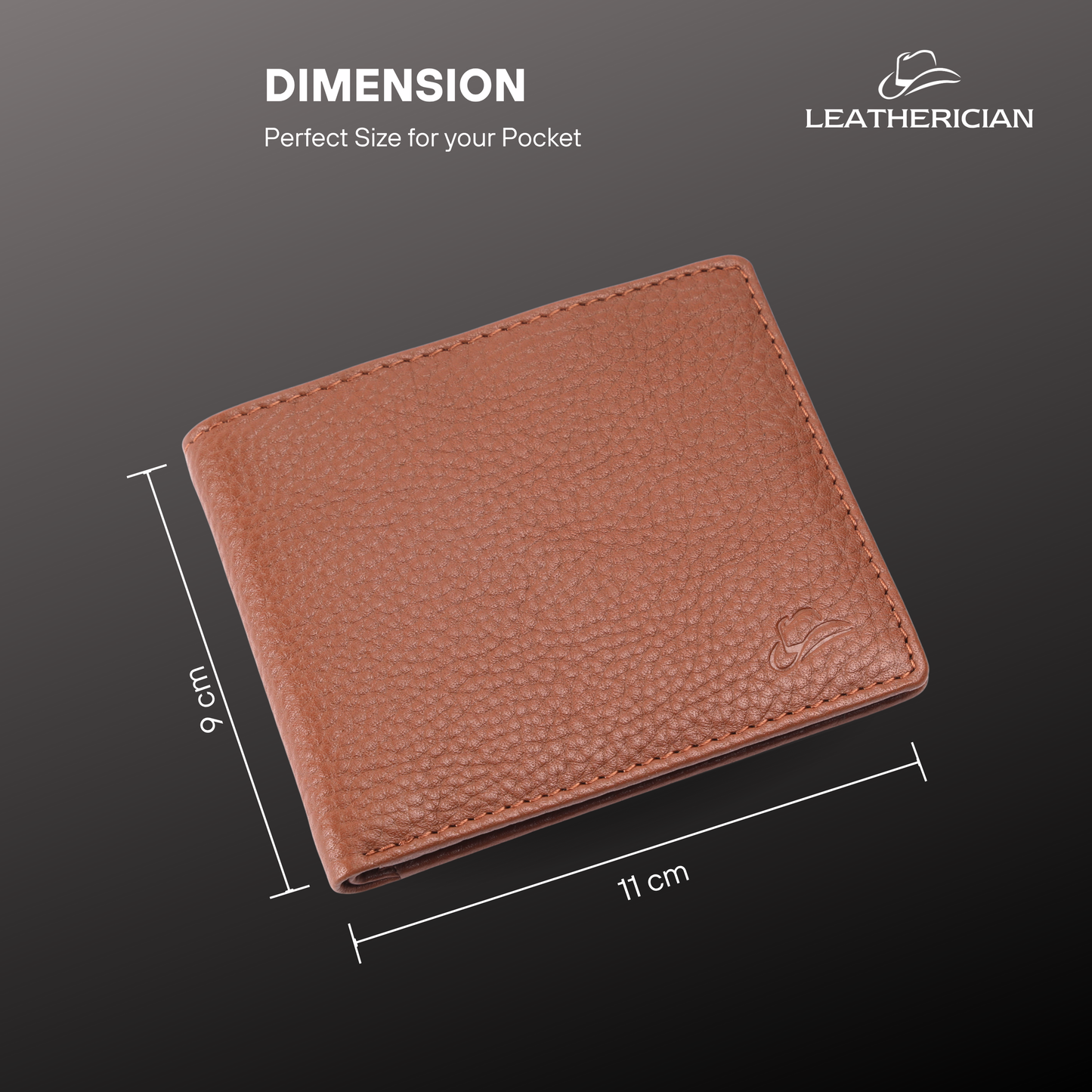 Billfold Sleek Leather Wallet