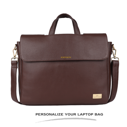 Siggnature Leather Laptop Bag