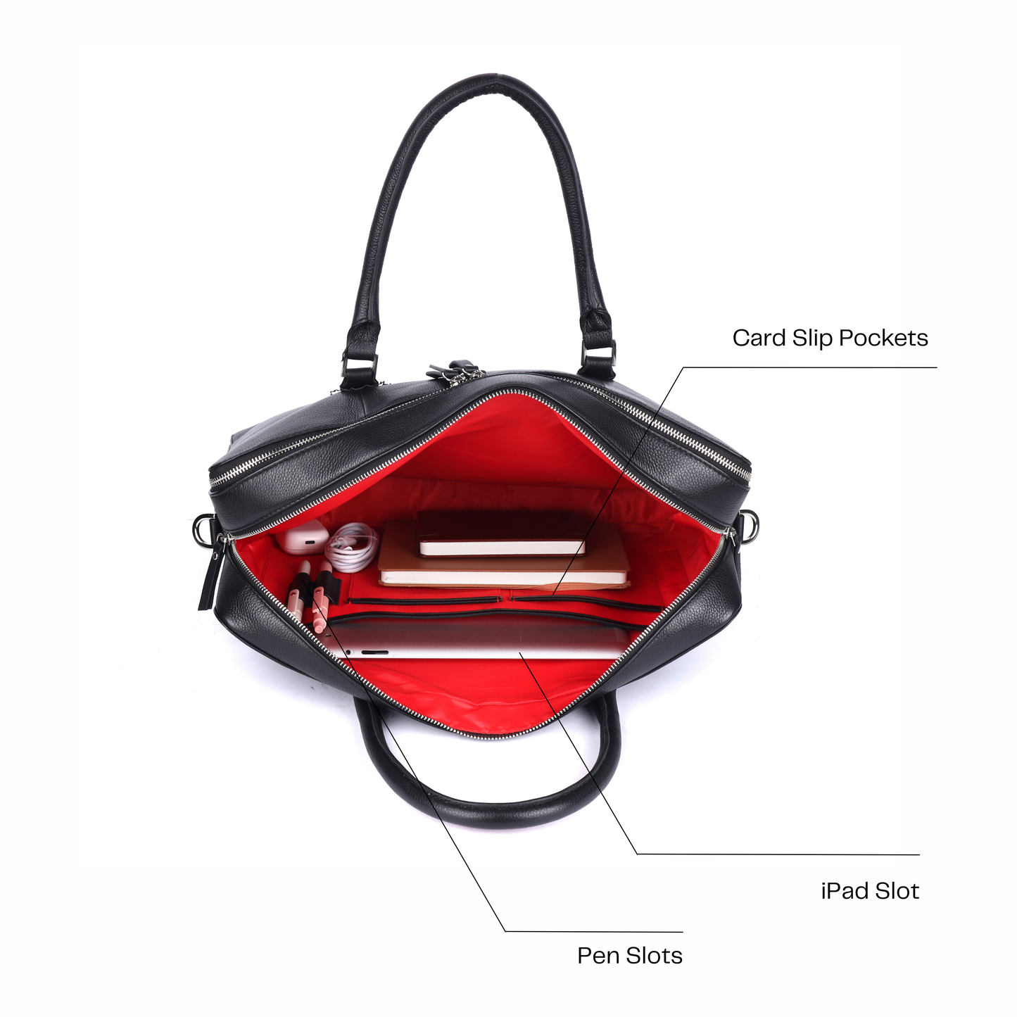 Steve Leather Briefcase