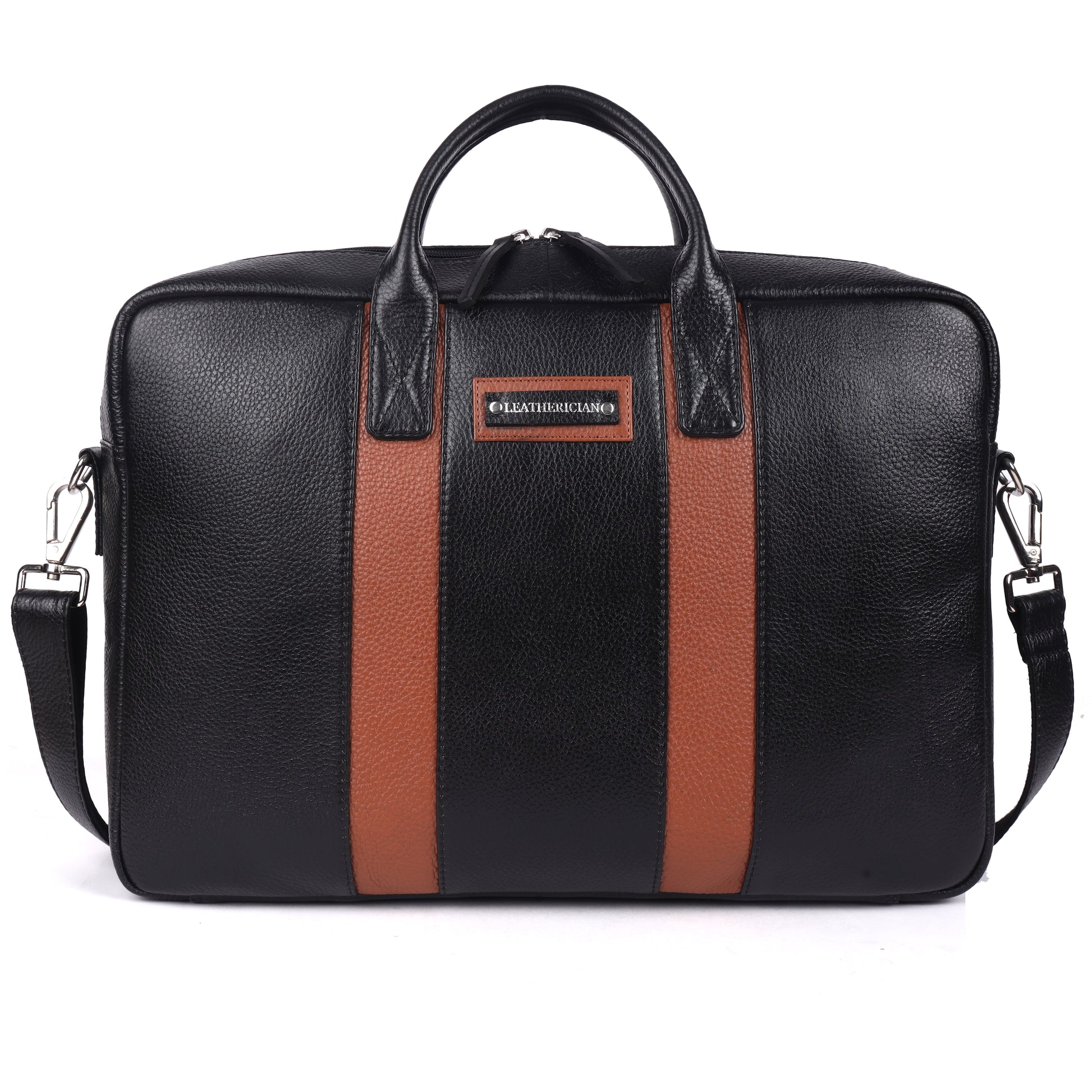 Ethan Leather Laptop Bag - LEATHERICIAN
