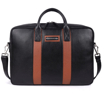 Ethan Leather Laptop Bag - LEATHERICIAN