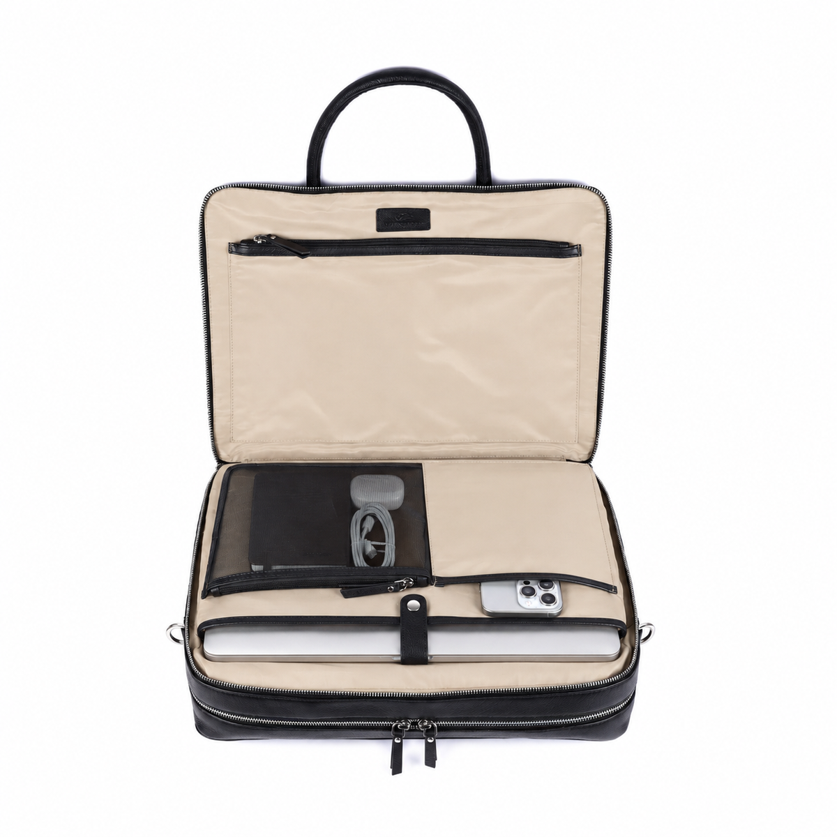 Steve Leather Briefcase - 14 inch
