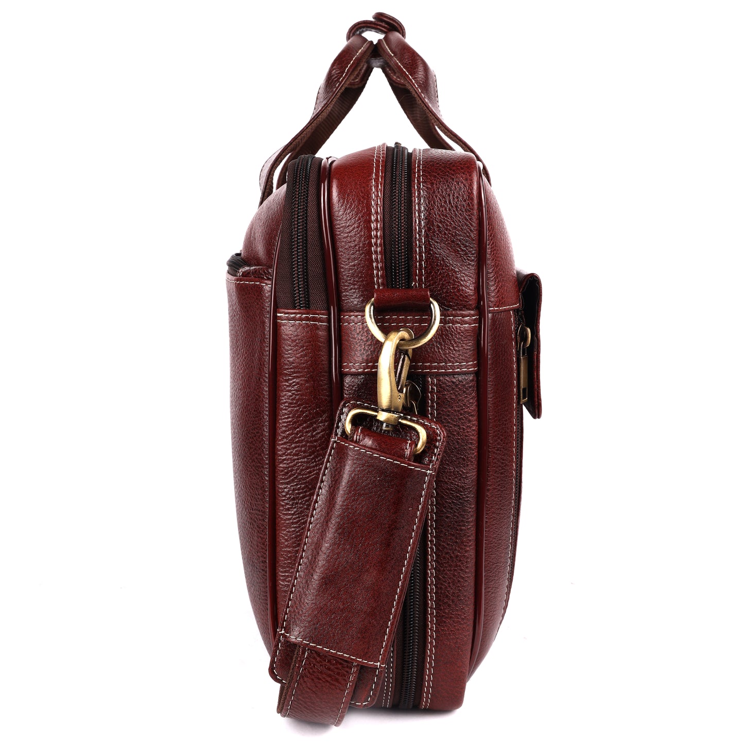 Extender Leather Laptop Bag - LEATHERICIAN