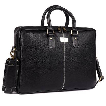 Athens Leather Laptop Bag - LEATHERICIAN