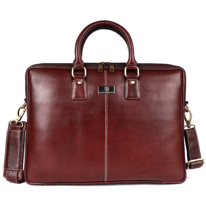 Athens Leather Laptop Bag - LEATHERICIAN