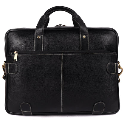Walter Leather Laptop Bag - LEATHERICIAN
