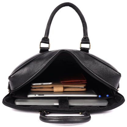 Athens Leather Laptop Bag - LEATHERICIAN