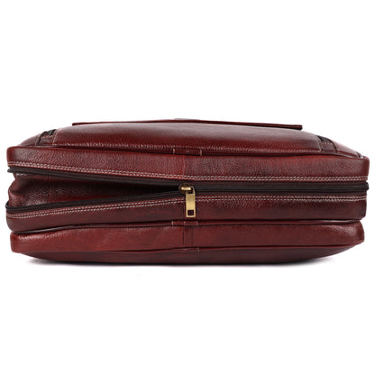 Extender Leather Laptop Bag - LEATHERICIAN
