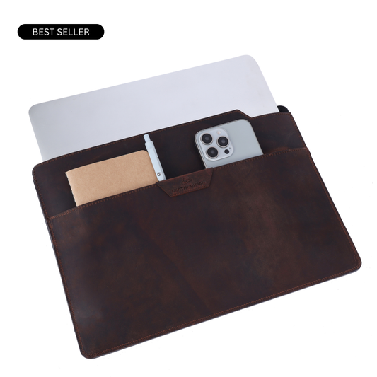 Slim Leather MacBook/ Laptop Sleeve