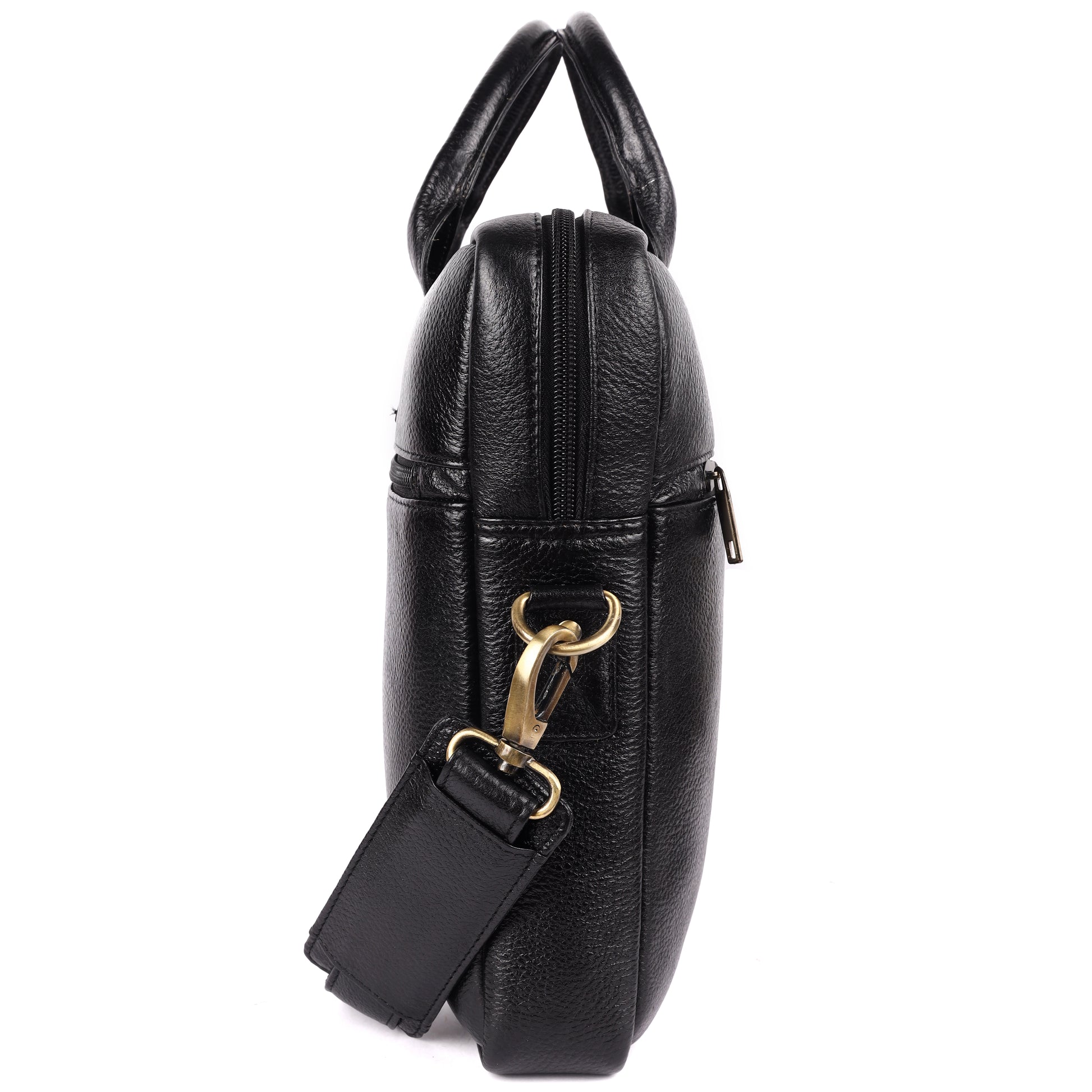 Alferd Leather Laptop Bag - LEATHERICIAN