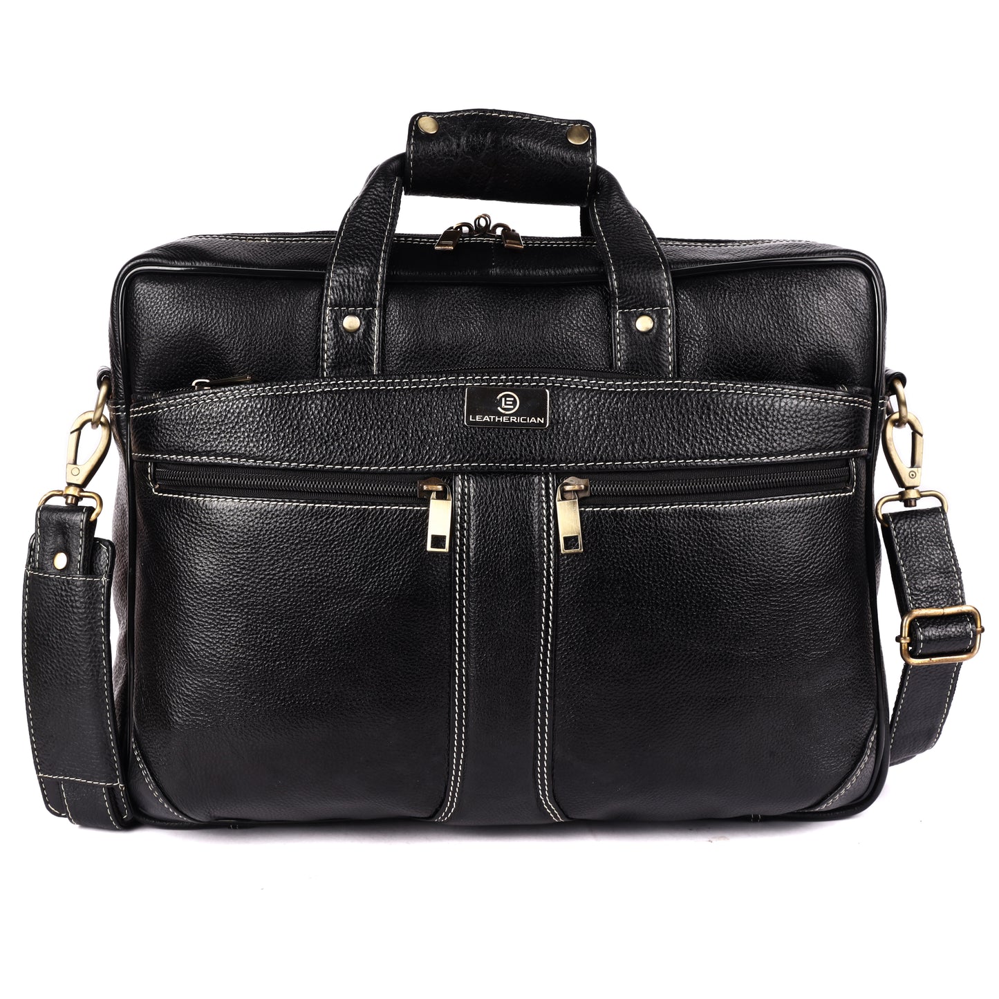 Edward Leather Laptop Bag - LEATHERICIAN