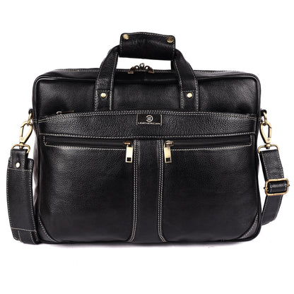 Edward Leather Laptop Bag - LEATHERICIAN