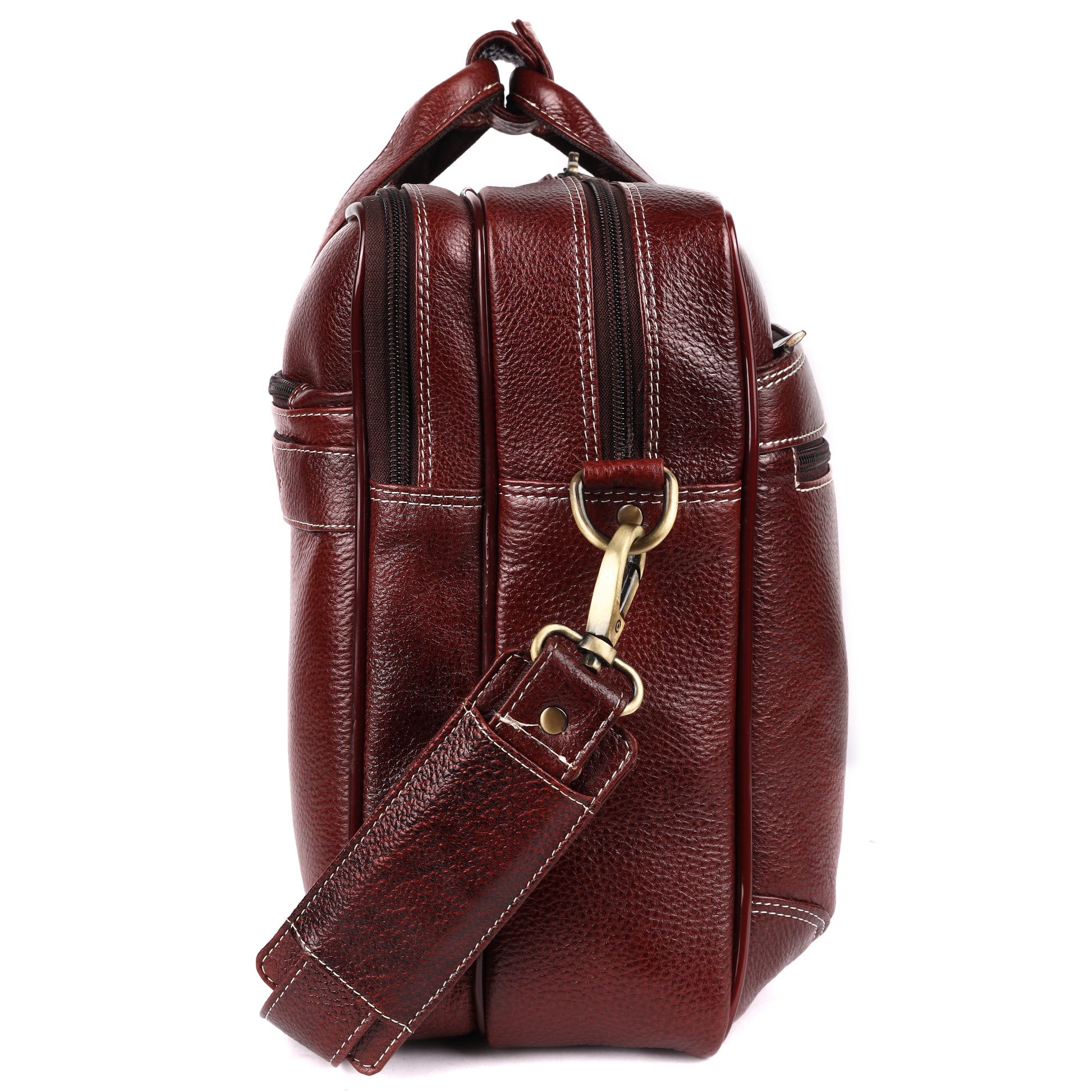 Edward Leather Laptop Bag - LEATHERICIAN