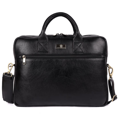 Alferd Leather Laptop Bag - LEATHERICIAN