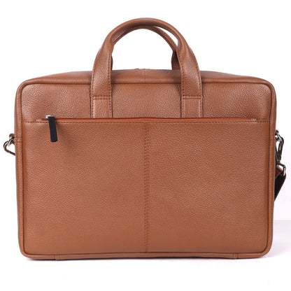 William Leather Laptop Bag - LEATHERICIAN