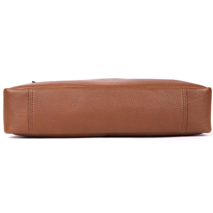William Leather Laptop Bag - LEATHERICIAN