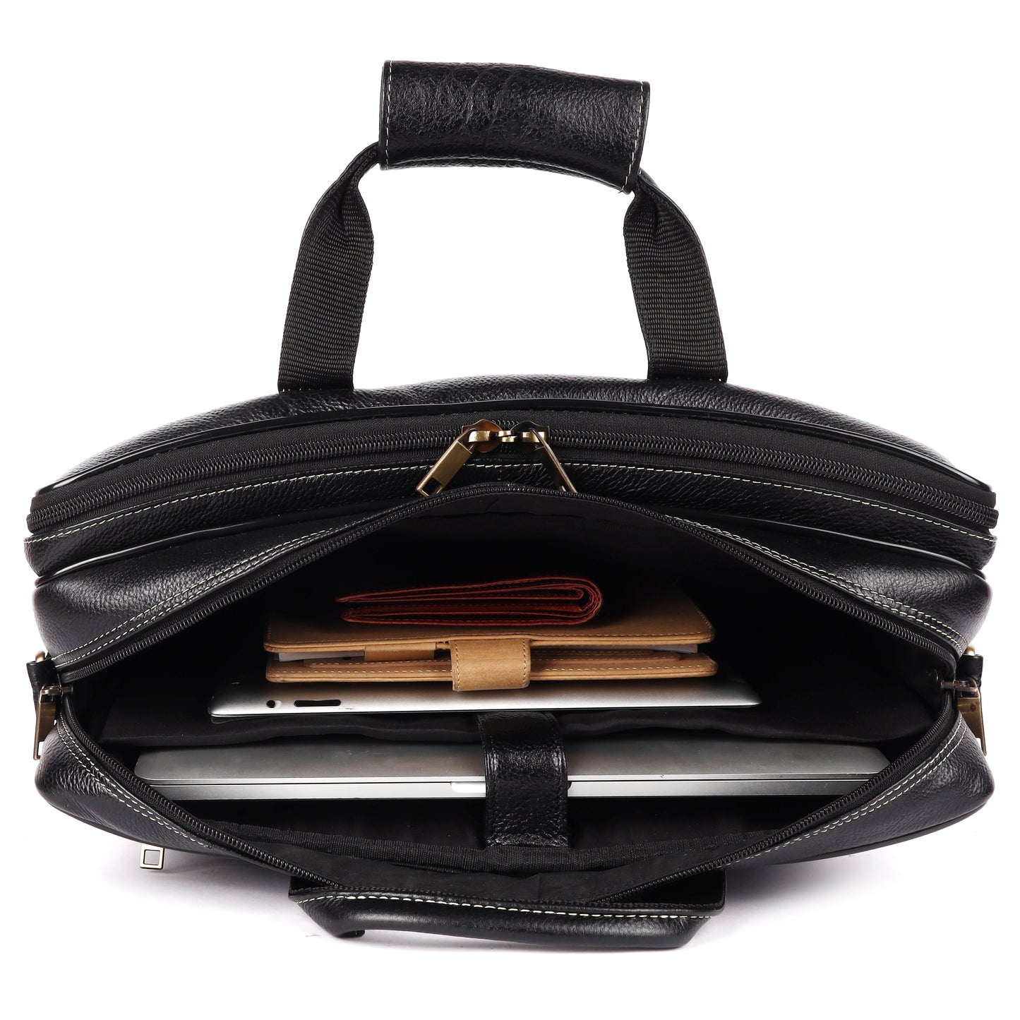 Edward Leather Laptop Bag - LEATHERICIAN