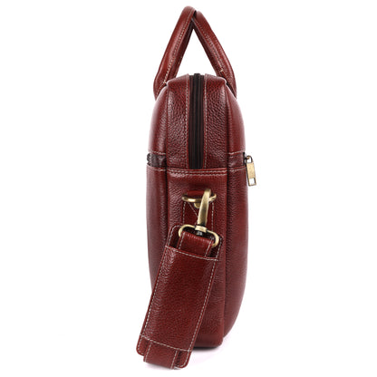 Alferd Leather Laptop Bag - LEATHERICIAN