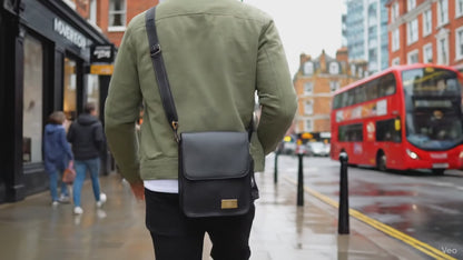 Ben Leather Cross Body Bag