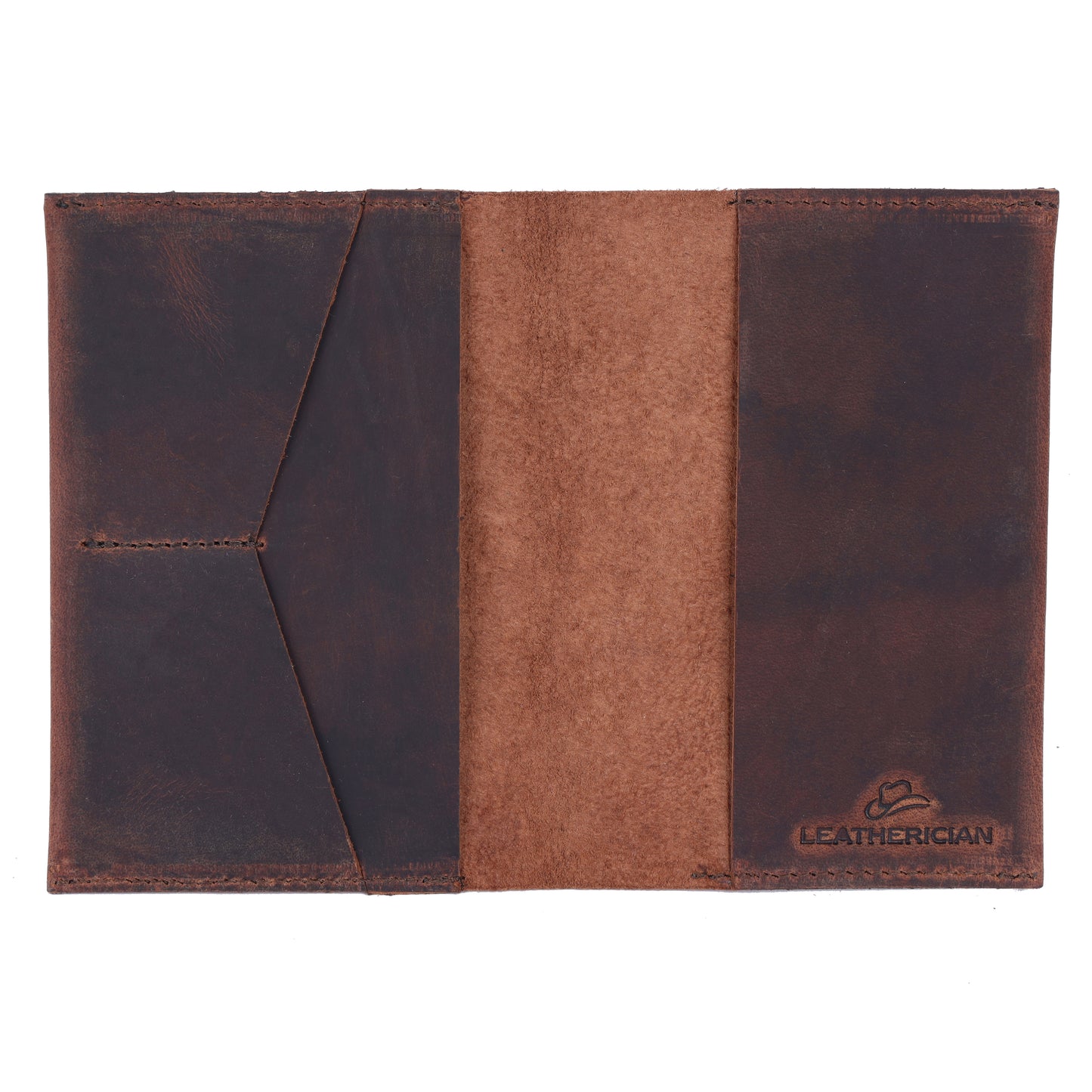 Leather Travel Diary Folder