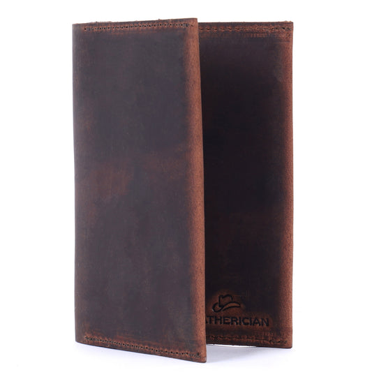 Leather Travel Diary Folder