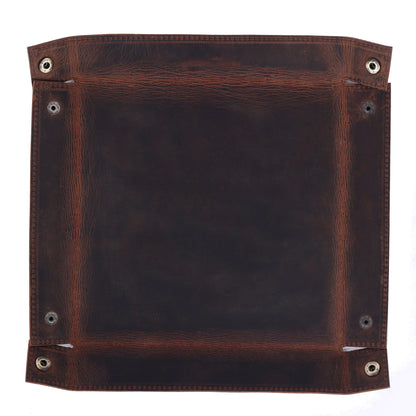 Vintage Leather Desk Tray