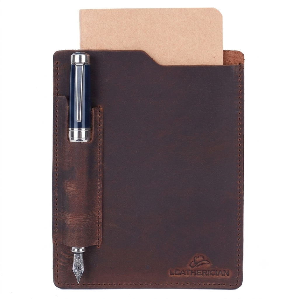 Leather A6 Sleeve with Diary