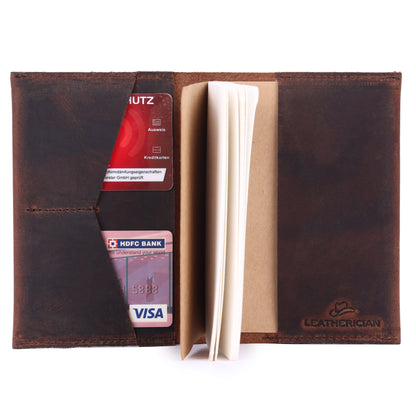Leather Travel Diary Folder