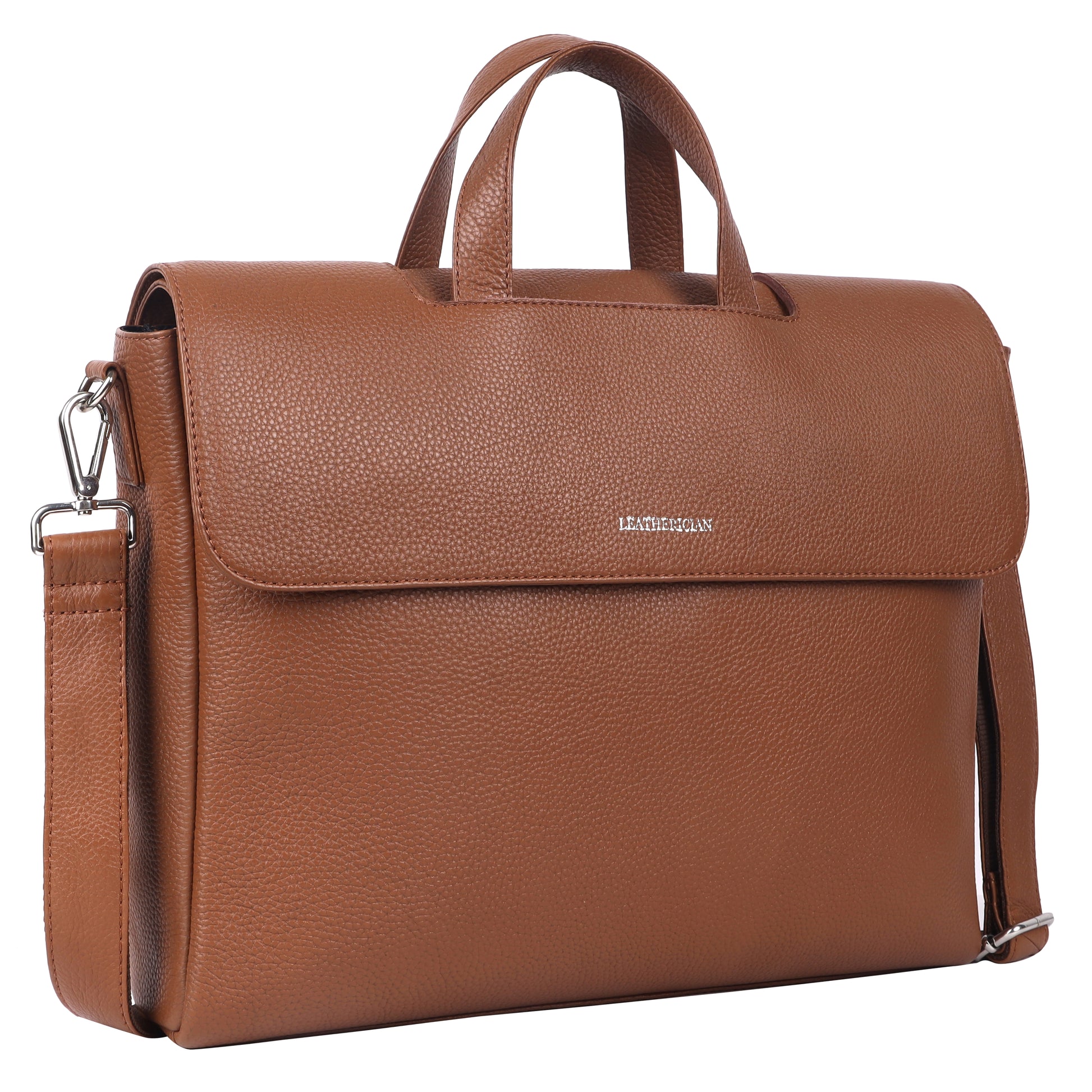 Siggnature Leather Laptop Bag - LEATHERICIAN