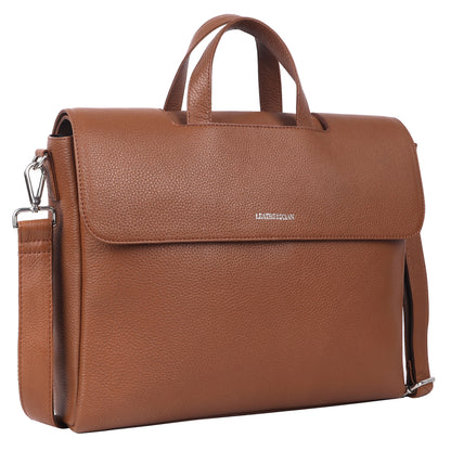 Siggnature Leather Laptop Bag - LEATHERICIAN